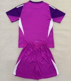 25/26 Real Madrid goalkeeper kids kit Purple