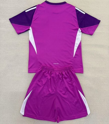 25/26 Real Madrid goalkeeper kids kit Purple