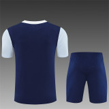 25/26 Tottenham Hotspur Short sleeve  Adult training suit blue