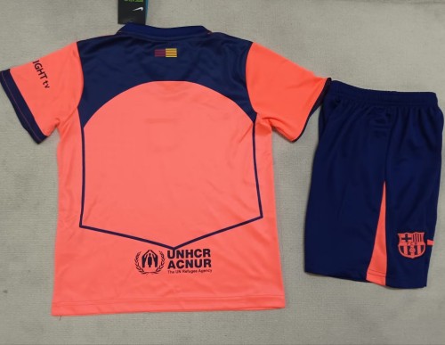 25/26 Barcelona Third Away kids kit