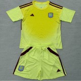 25/26 Aston Villa yellow goalkeeper  Adult Set