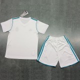 Retro 17/18 Real Madrid home kids kit with socks