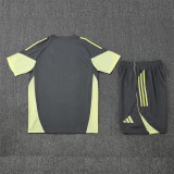 25/26 Real Madrid kids Short sleeve training suit dark grey