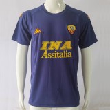 Retro 00/01 Rome Away football jersey