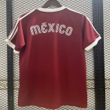 Retro 1985 Mexico home football Jersey