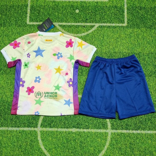 25/26 Barcelona kids kit cherry blossom