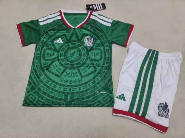 25/26 Mexico National Team World Cup Home Children's Set