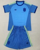 26/27 Spain goalkeeper kids kit blue