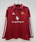 27/28 Manchester United home Long sleeve football jersey
