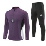 26/27 Manchester United kids training suit purple