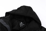 Nike black grey long cotton coat jacket