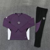 26/27 Manchester United kids training suit purple