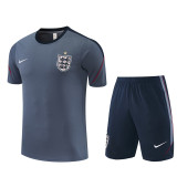 26/27 England kids short -sleeved training suit