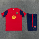 26/27 Barcelona kids Short sleeve training suit red