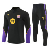 26/27 Barcelona kids training suit light black