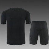 26/27 Real Madrid Short sleeve Adult training suit black