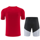 26/27 Spain kids short -sleeved training suit red