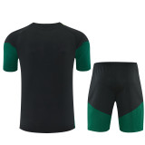 26/27 Mexico kids short -sleeved training suit black