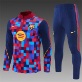 26/27 Barcelona Adult training suit light red blue