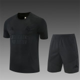 26/27 Real Madrid Short sleeve Adult training suit black