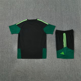 26/27 Mexico kids short -sleeved training suit black