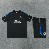 26/27 Atletico Madrid short -sleeved training suit black