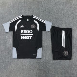 26/27 inter Miami kids short -sleeved training suit black