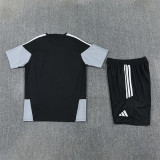 26/27 inter Miami kids short -sleeved training suit black