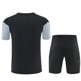 26/27 inter Miami kids short -sleeved training suit black