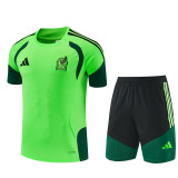 26/27 Mexico kids short -sleeved training suit green