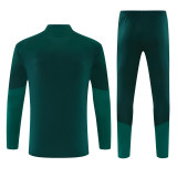 26/27 Real Madrid Kids training suit dark green