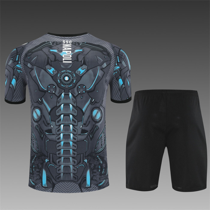 25/26 Napoli Short sleeve  Adult training suit grey