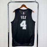 NBA San Antonio Spurs FOX #4 Basketball Jersey