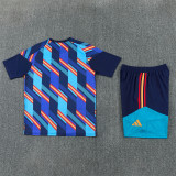 26/27 Spain kids short -sleeved training suit