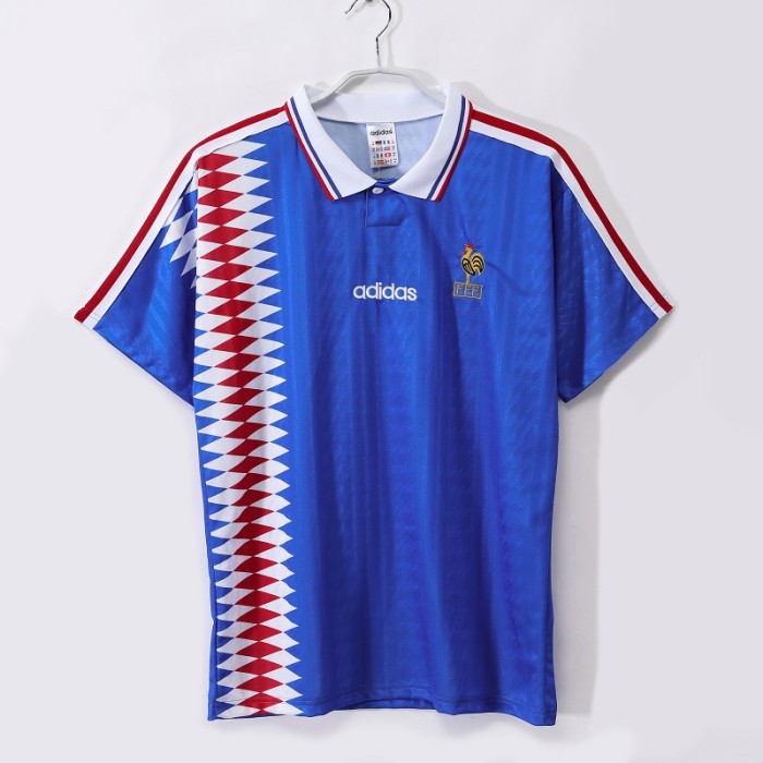 Retro 1994 France home football jersey