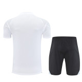25/26 Real Madrid Short sleeve Adult training suit white