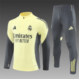 25/26 Real Madrid Kids training suit Yellow