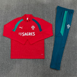 26/27 Portugal kids training suit red