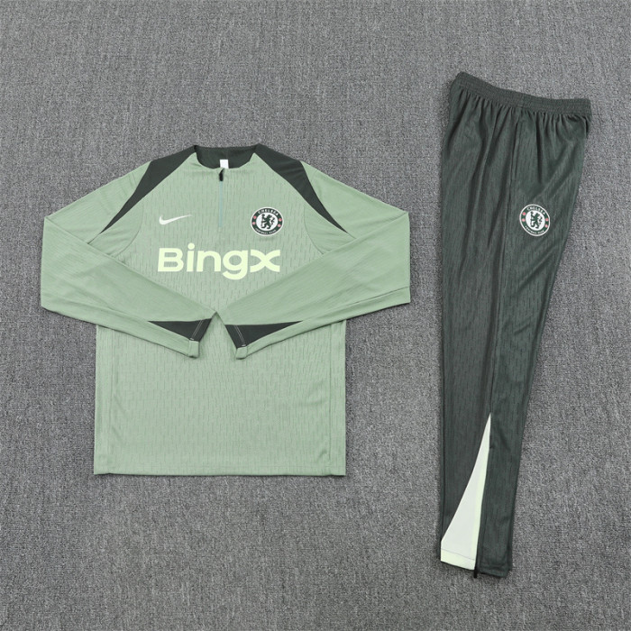 25/26 Chelsea kids training suit light green