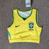 26/27 Brazil home women's short football Jersey