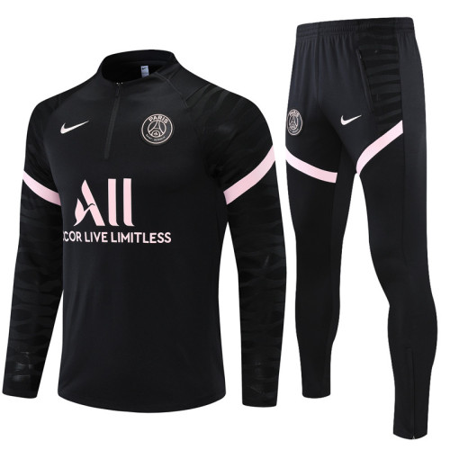21/22 PSG kids black training suit