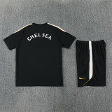 26/27 Chelsea short sleeved Adult training suit black