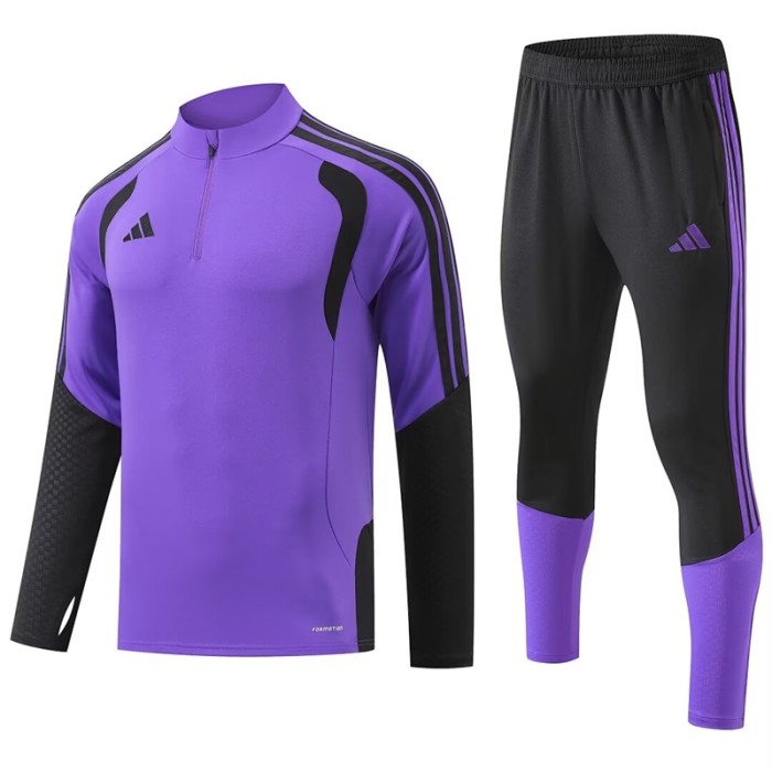 26/27 Adidas kids training suit purple