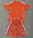 26/27 Newcastle United goalkeeper kids kit orange