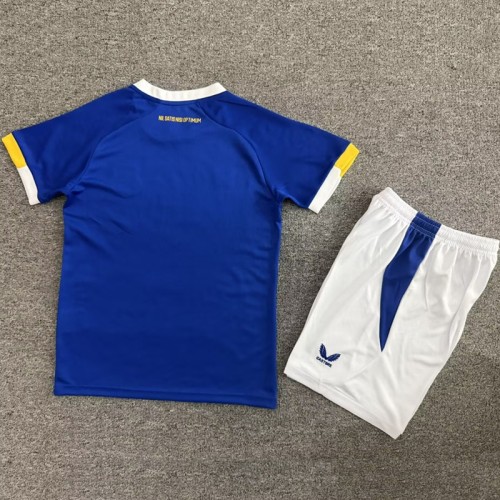 26/27 Everton home kids kit