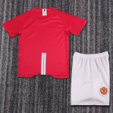 Retro 07/08 Manchester United home kids kit Champion Edition