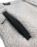 HH kids white lamb wool coat
