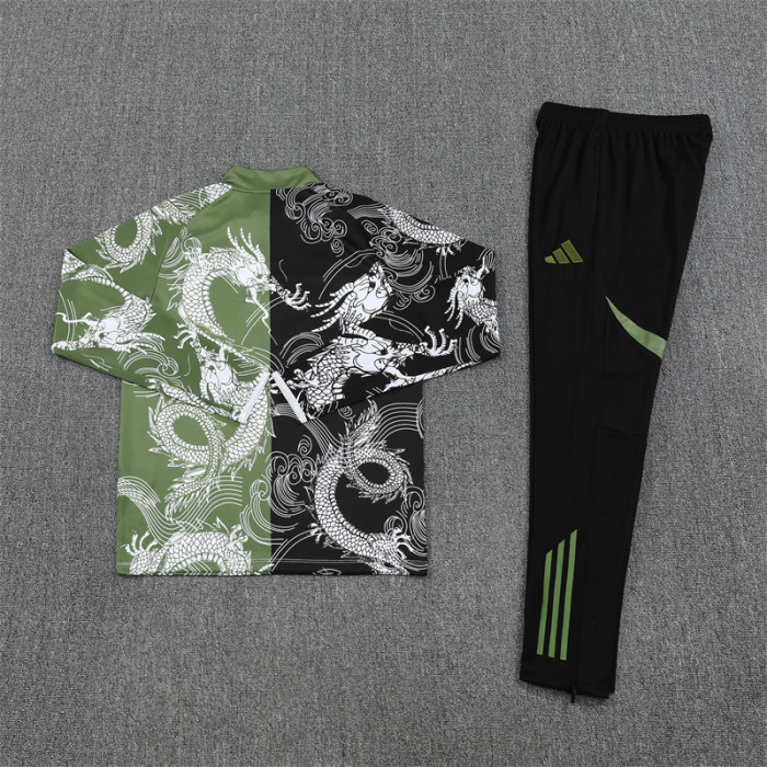 25/26 Real Madrid Kids training suit Green Black