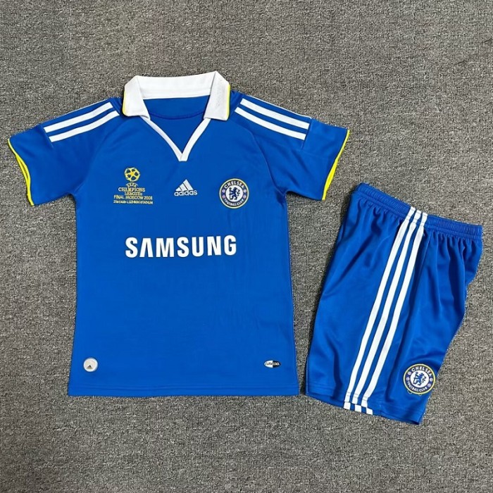 Retro 08/09 Chelsea home kids kit