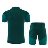 26/27 Real Madrid kids Short sleeve training suit dark green